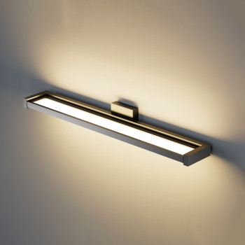 LED sienas lampa, 18W 1750Lm 2800-6000K IP20 VIDEX VL-WL02-18CSB | melna – sienas apgaismojums ar grozāmu korpusu gaismas virziena pielāgošanai
