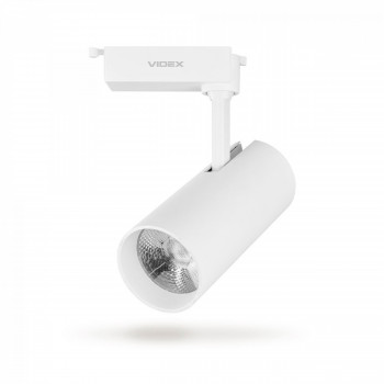 Sliedes gaismeklis Spot LED 30W, 2400Lm 4000K, VIDEX VLE-TR04-304W TOR-WHITE, balts (neitrāli balta gaisma)