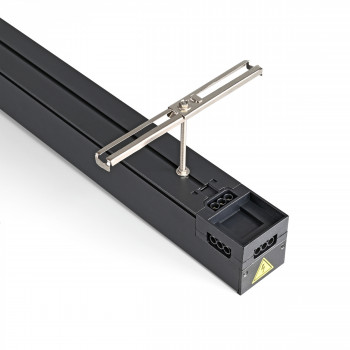 Office LED lamp suspension kit VIDEX VL-BNL02-F06B | 1500mm cables – adjustable bracket for linear lighting lines