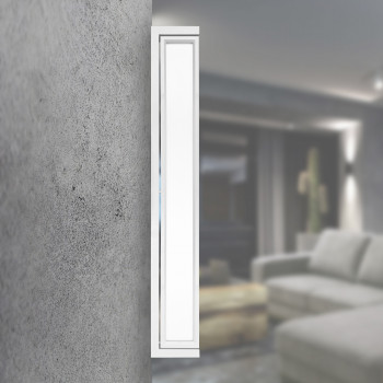 LED sienas lampa, 18W 1750Lm 2800-6000K IP20 VIDEX VL-WL02-18CSW | balta – sienas apgaismojums ar grozāmu korpusu gaismas virziena pielāgošanai