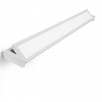 LED sienas lampa, 18W 1750Lm 2800-6000K IP20 VIDEX VL-WL02-18CSW | balta – sienas apgaismojums ar grozāmu korpusu gaismas virziena pielāgošanai