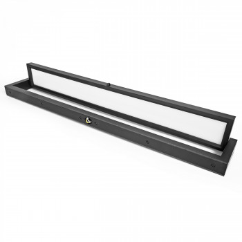 LED sienas lampa, 18W 1750Lm 2800-6000K IP20 VIDEX VL-WL02-18CSB | melna – sienas apgaismojums ar grozāmu korpusu gaismas virziena pielāgošanai