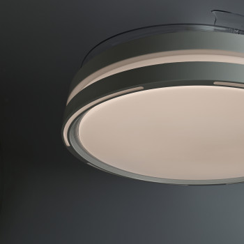 LED Ceiling Light with fan VIDEX CLF06 60W 3000K-4200K-6000K 230V White 