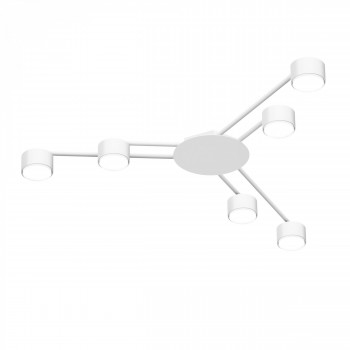 Griestu gaismeklis LED priekš 6 x GX53 patronas spuldzēm, IP20 VIDEX VL-SPF21B-W, balts