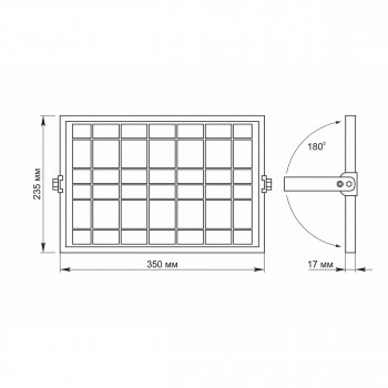 Solārais prožektors LED 50W, 1000Lm 5000K (baterija LiFePO4 10000 mAh 3.2V) (panelis 10W) VIDEX VL-FSO2-505