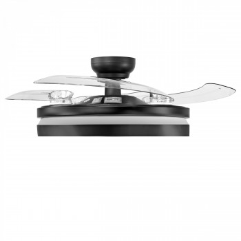 LED Ceiling Light with fan VIDEX CLF06 60W 3000K-4200K-6000K 230V Black