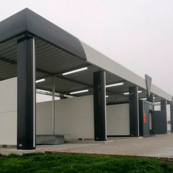 Tehniskais lineārais gaismeklis LED 48W 1200mm, 6000Lm 4000K, IP65 VIDEX VLE-BNW-48124 HERMES (neitrāli balta gaisma) ārtelpu, balts