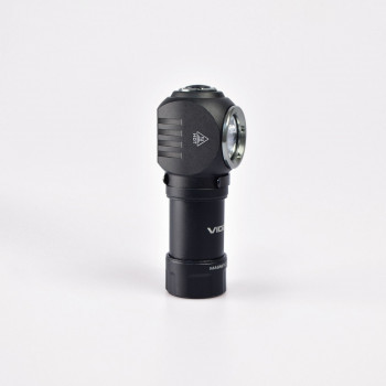 Lukturis LED uzlādējams Luminus SST20 10W, 600Lm 5700K, Li-ion 16340 800mAh - iekļauts! (maināms uz CR123A), VIDEX VLF-A055H, ar magnētu + komplektā stiprinājums lietošanai kā galvas lukturim!