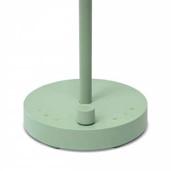 Night lamp with White Noise sound, rechargeable, dimmable 8.5W 150Lm 4000K+RGB LiFePO4 1800mAh VIDEX VL-TF23G | light green – Built-in 10 soothing melodies for peaceful sleep