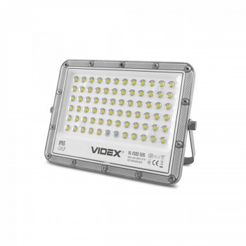 Solārais prožektors LED 50W, 1000Lm 5000K (baterija LiFePO4 10000 mAh 3.2V) (panelis 10W) VIDEX VL-FSO2-505