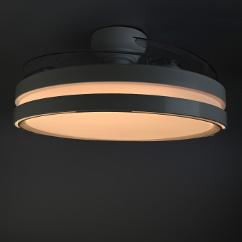 LED Ceiling Light with fan VIDEX CLF06 60W 3000K-4200K-6000K 230V White 