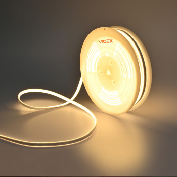 LED-riba 20m rull valgustuseks 220V 15W/m (rullis 300W), 1500Lm/m, 3000K (soe valge valgus) IP65 VIDEX VL-LST-CB65-22153-B20 – Lõigatav ja ühendatav vastavalt vajalikule suurusele