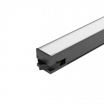 Suspended office LED lamp CCT 40W 5600Lm VIDEX VL-BNL021-4012CB | 1200mm, black – selectable CCT light temperature for workspace