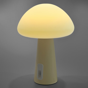 Night lamp for children, silicone, rechargeable, dimmable 4W 210Lm 3000-6500K+RGB LiFePO4 2400mAh VIDEX VL-TF25BG | white – Intuitive color change by touch for safe use