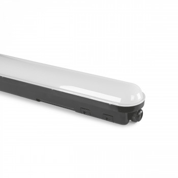 Niiskuskindel lineaarne valgusti (-25°C~+40°С) LED 50W 1500mm 8000Lm 5000K IP65 VIDEX VL-BNWL05-50155B | must – niiskuskindel valgusti ladudele ja tootmishoonetele