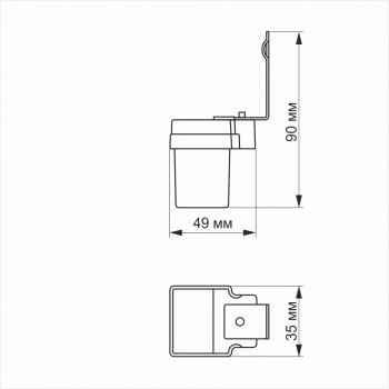 Gaismas sensors (krēslas sensors) 6A fotometrisks, VIDEX VL-SN01