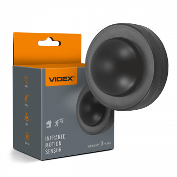PIR motion and light sensor VIDEX VL-SPC46B 2000W Black 