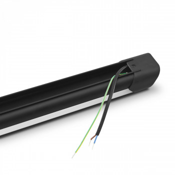 Tehniskais lineārais gaismeklis LED 72W 1200mm, 8000Lm 5000K, IP20 VIDEX VLE-BN-72125B (neitrāli balta gaisma) iekštelpu, melns