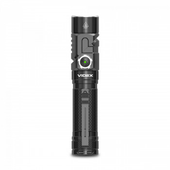 Lukturis LED uzlādējams Luminus SST40, 10W 1200Lm 5000K, Li-ion 18650 2200mAh - iekļauts! VIDEX VLF-A105RH, ar magnētu un regulējamu luktura galvu (SWIVEL HEAD) + komplektā stiprinājums lietošanai kā galvas lukturim!