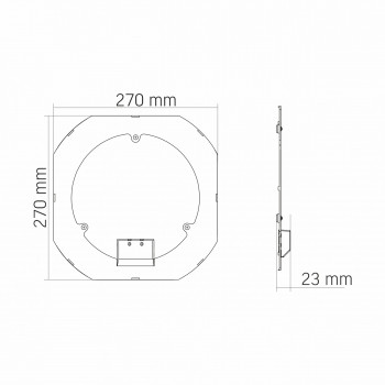 LED modulis 36W, 4350Lm 4000K, VIDEX IP20 (neitrāli balta gaisma), VIDEX VL-MLC-364