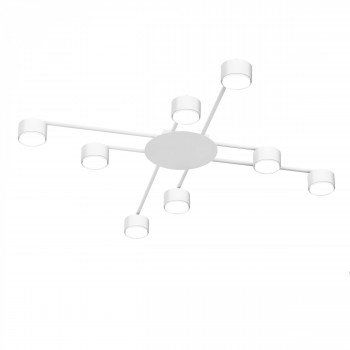 Griestu gaismeklis LED priekš 8 x GX53 patronas spuldzēm, IP20 VIDEX VL-SPF22B-W, balts