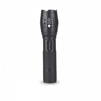 Lukturis LED uzlādējams 300Lm 6500K, Li-ion 18650 1200mAh vai 3xAAA, TITANUM TLF-T05