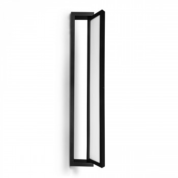 LED sienas lampa, 18W 1750Lm 2800-6000K IP20 VIDEX VL-WL02-18CSB | melna – sienas apgaismojums ar grozāmu korpusu gaismas virziena pielāgošanai
