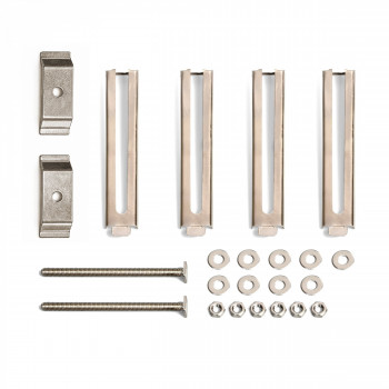 Office LED lamp suspension kit VIDEX VL-BNL02-F06B | 1500mm cables – adjustable bracket for linear lighting lines