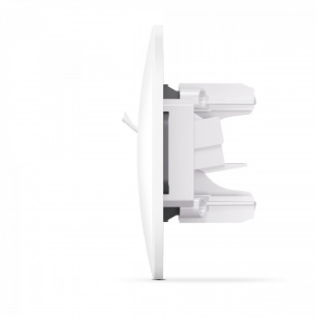 Kontaktligzda z/a Cat6+Cat6 (RJ45 spraudnis), Videx Binera, balta, IP20 VF-BNSK2PC6-W