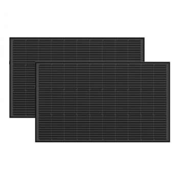 Photovoltaic panel set 2x EcoFlow 100W (rigid structure) | 5006101005
