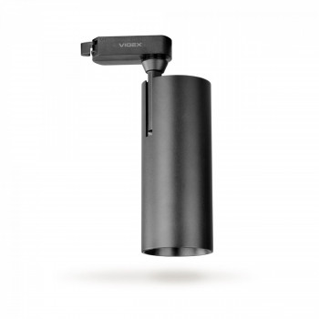Sliedes gaismeklis Spot LED 20W, 1600Lm 4000K, VIDEX VLE-TR04-204B TOR-BLACK, melns (neitrāli balta gaisma)