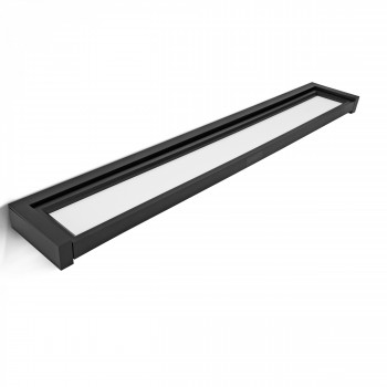 LED sienas lampa, 18W 1750Lm 2800-6000K IP20 VIDEX VL-WL02-18CSB | melna – sienas apgaismojums ar grozāmu korpusu gaismas virziena pielāgošanai