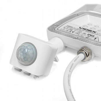 LED floodlight with sensor 10W 1000Lm CCT IP65 VIDEX VL-F5-010CW-S | black – compact housing with built-in infrared detector