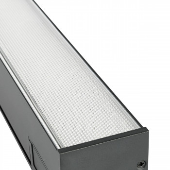 Suspended office LED lamp CCT 40W 5600Lm VIDEX VL-BNL021-4012CB | 1200mm, black – selectable CCT light temperature for workspace