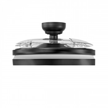 LED Ceiling Light with fan VIDEX CLF06 60W 3000K-4200K-6000K 230V Black