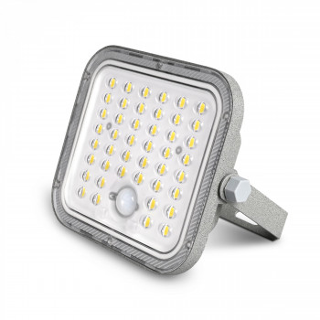 Solārais prožektors ar sensoru LED 16Wh, 1400Lm 5000K (baterija LiFePO4 5000 mAh) (panelis 6W) VIDEX VL-FSO4-205-S