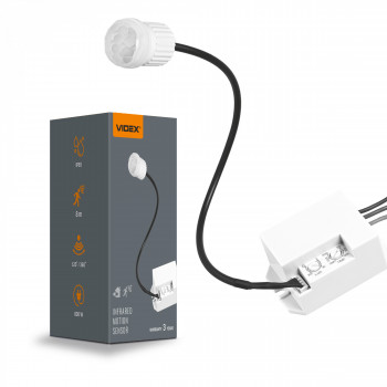 PIR motion and light sensor VIDEX VL-SPR24 800W IP65