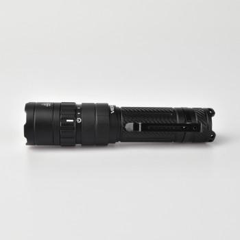 Lukturis LED uzlādējams Luminus SST40, 20W 1700Lm 6500K, Li-ion 21700 4000mAh - iekļauts! (maināms uz 18650), VIDEX VLF-A156R, ar manuāli regulējamu gaismas slēdzi!
