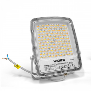 LED floodlight 100W 10000Lm CCT IP65 VIDEX VL-F5-100CW | black – adjustable color temperature for workshops and hangars