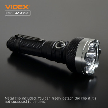Lukturis LED uzlādējams 4xLuminus SST40, 20W 5500Lm 5000K, Li-ion 21700 4000mAh - iekļauts! (maināms uz 18650), VIDEX VLF-A505C, profesionāls LED lukturis lietošanai ikdienā un ārkārtas situācijās! 