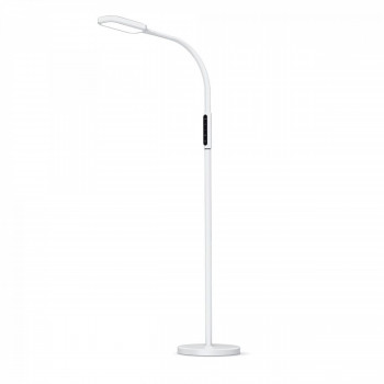 Stāvlampa LED dimmējama 12W, 1280Lm 3000/4000/5500K, VIDEX VLE-TF07W TOKYO-WHITE (silti/neitrāli/auksti balta gaisma) balta