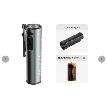 Flextail Zero 1200 LED Flashlight (Black)