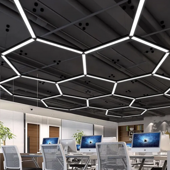 Suspended office LED lamp CCT 40W 5600Lm VIDEX VL-BNL021-4012CB | 1200mm, black – selectable CCT light temperature for workspace