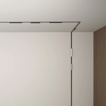 Magnetic busbar - built-in, DC 48V, 2m black, VIDEX VL-TRMS-FTR20B