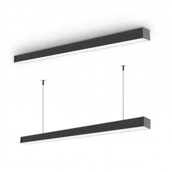 Suspended office LED lamp CCT 40W 5600Lm VIDEX VL-BNL021-4012CB | 1200mm, black – selectable CCT light temperature for workspace