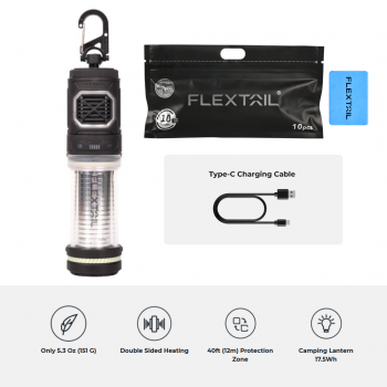Portable mosquito repellent 3-in-1 Flextail Tiny Repel (black) | TINY REPEL-B