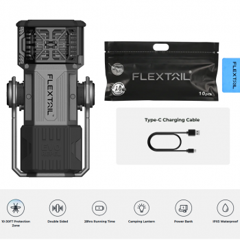 Portable mosquito repellent 3-in-1 Flextail Evo Repel (black) | EVO REPEL-B