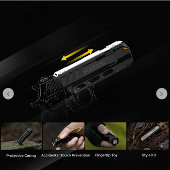 Flextail Zero 1200 LED Flashlight (Black)
