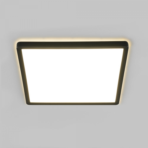 Iekštelpu gaismeklis LED 24W, 2900Lm 4000K, VIDEX VL-DL3S-244B IP20 (neitrāli balta gaisma), melna