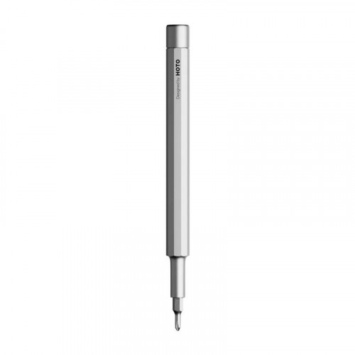 Pocket precision screwdriver and fountain pen 5-in-1 HOTO QWLSD013 (silver)
